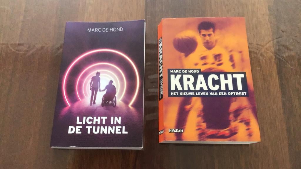 2 boeken Marc de Hond - Kracht en licht in de tunnel, Ophalen of Verzenden, Zo goed als nieuw, Marc de Hond