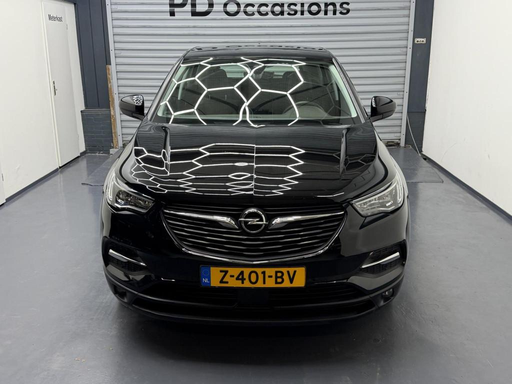 Opel Grandland X 1.6 225PK Turbo Plug-In Hybrid Business Edi, 4 cilinders, Leder en Stof, Zwart, Plug-in hybride