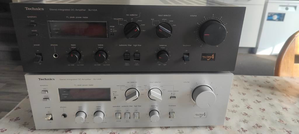 Vintage Technics SU-V4A (Zilver) + SU-V2A (Zwart), Ophalen