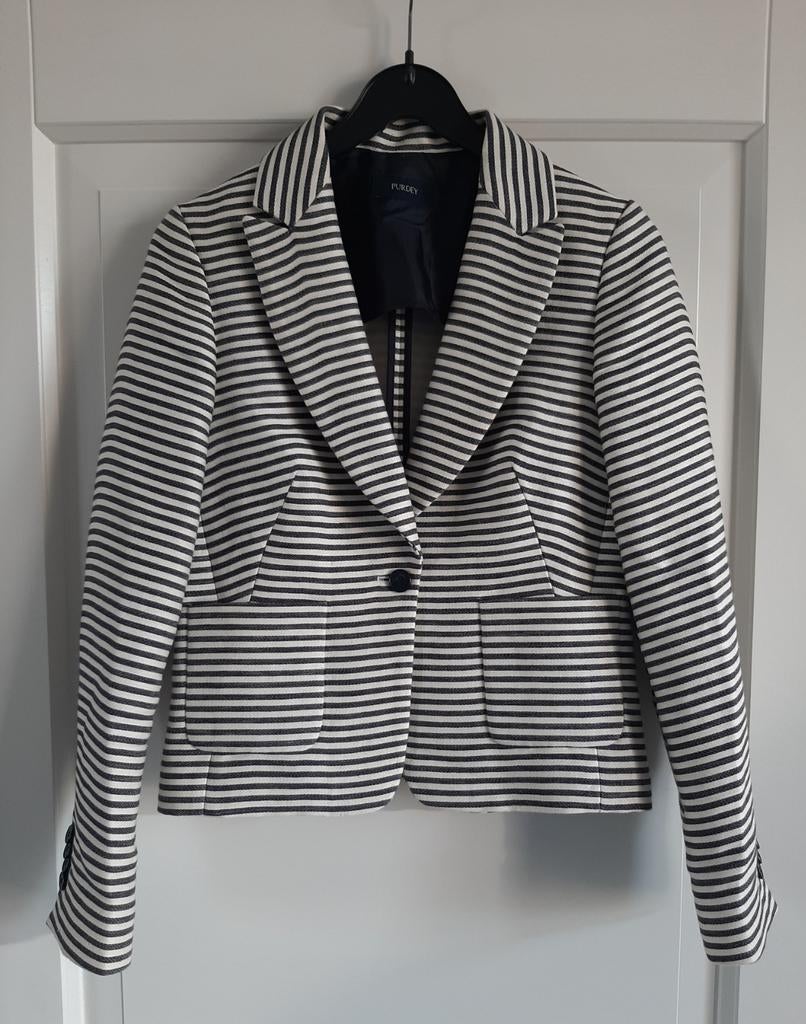 Purdey blazer katoen/linnen maat 36, Ophalen of Verzenden, Zo goed als nieuw, Purdey, Jasje