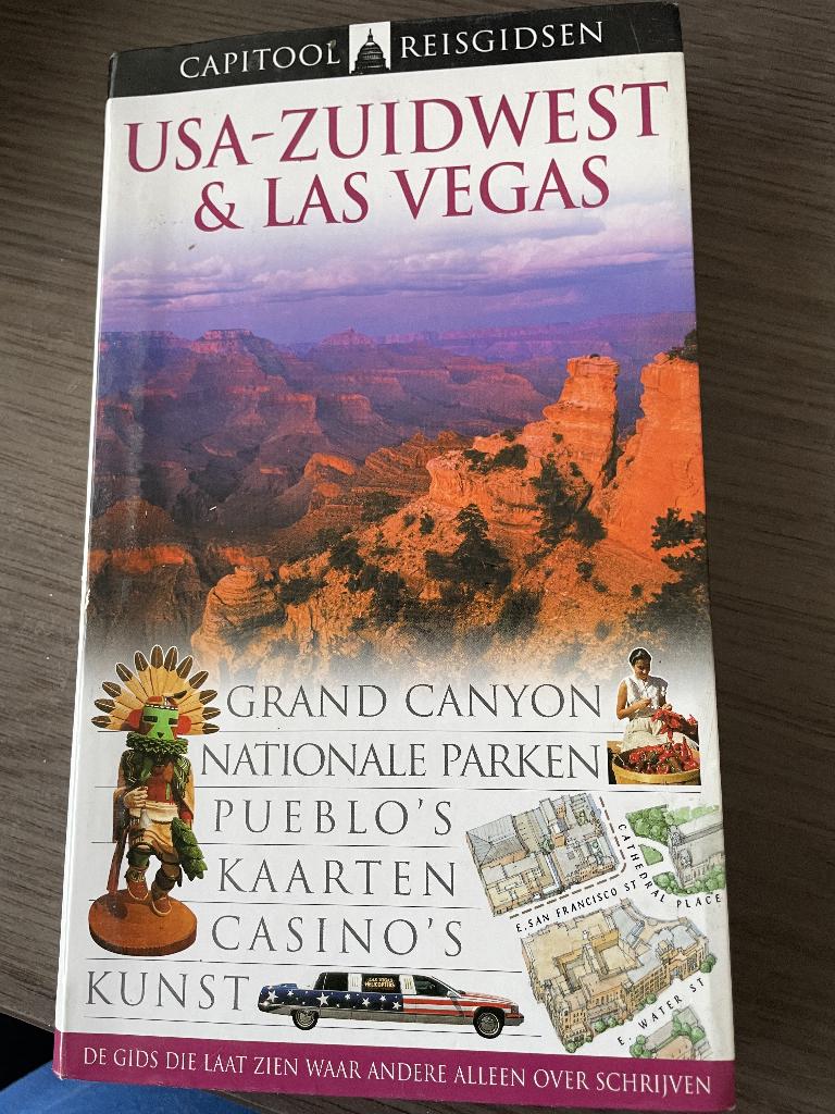 reisgids.  usa zuidwest. Las Vegas, Boeken, Reisgidsen, Ophalen of Verzenden, Reisgids of -boek, Noord-Amerika, Capitool