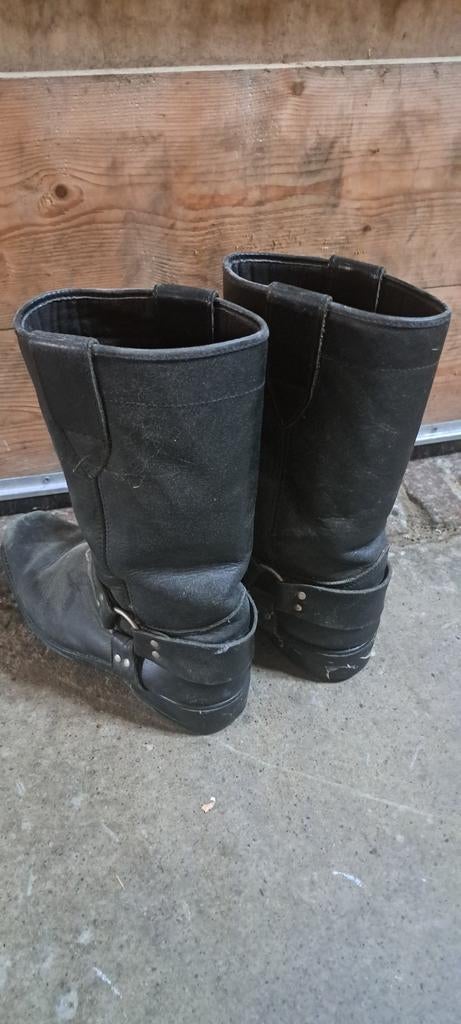 HD Leren Laarzen mt 44 voor op de shopper custom, Ophalen of Verzenden, Tweedehands, Laarzen