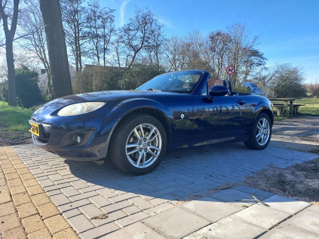 Mazda MX5 NC, Zwart, 4 cilinders, Cabriolet, Blauw