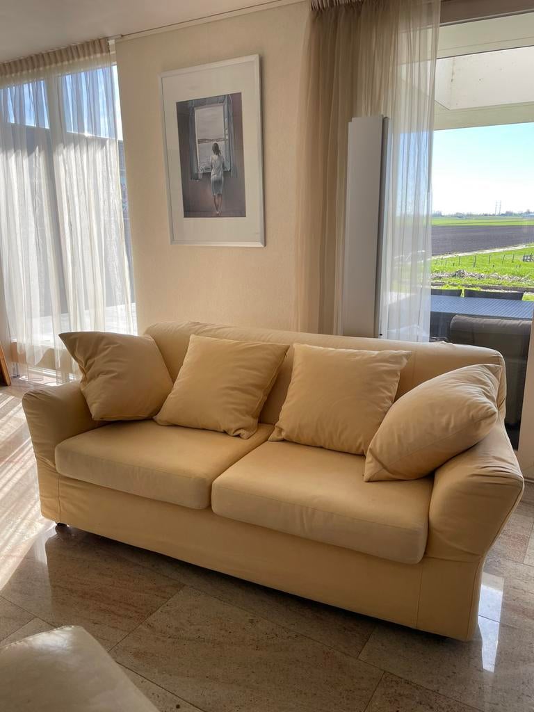 Zit- Slaapbank geel, Huis en Inrichting, Ophalen, Twijfelaar