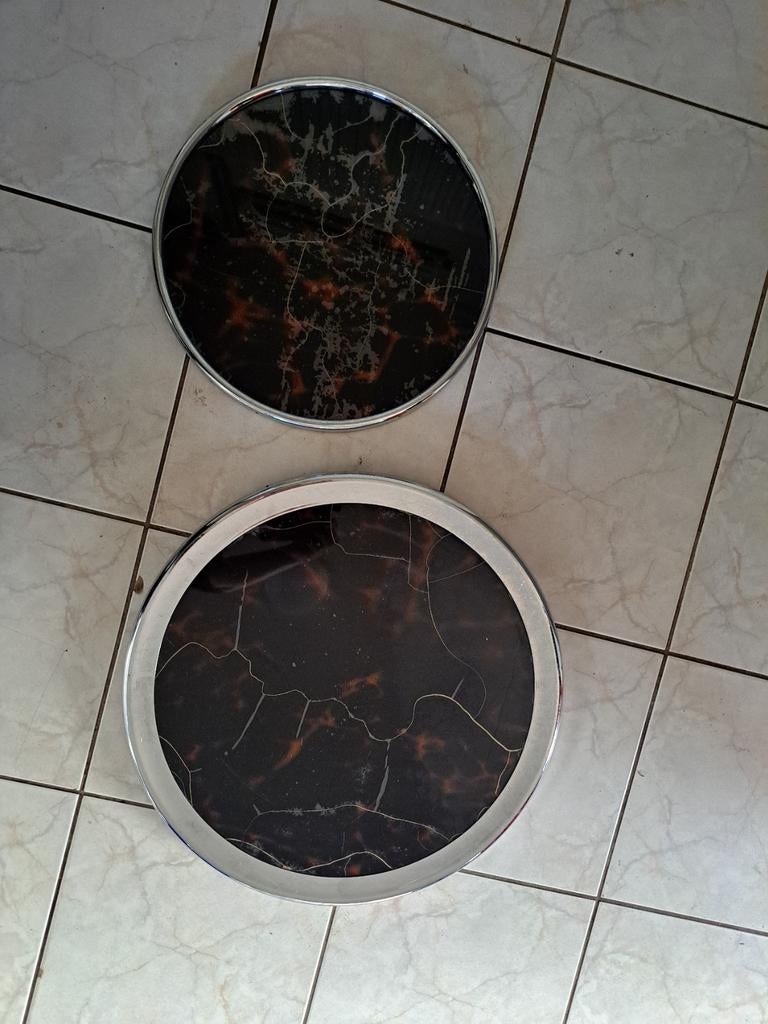 Plato. Van rooktafel. Boven en onder, Ophalen of Verzenden