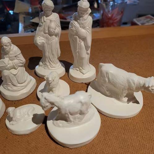 Kerststal gips, Ophalen of Verzenden