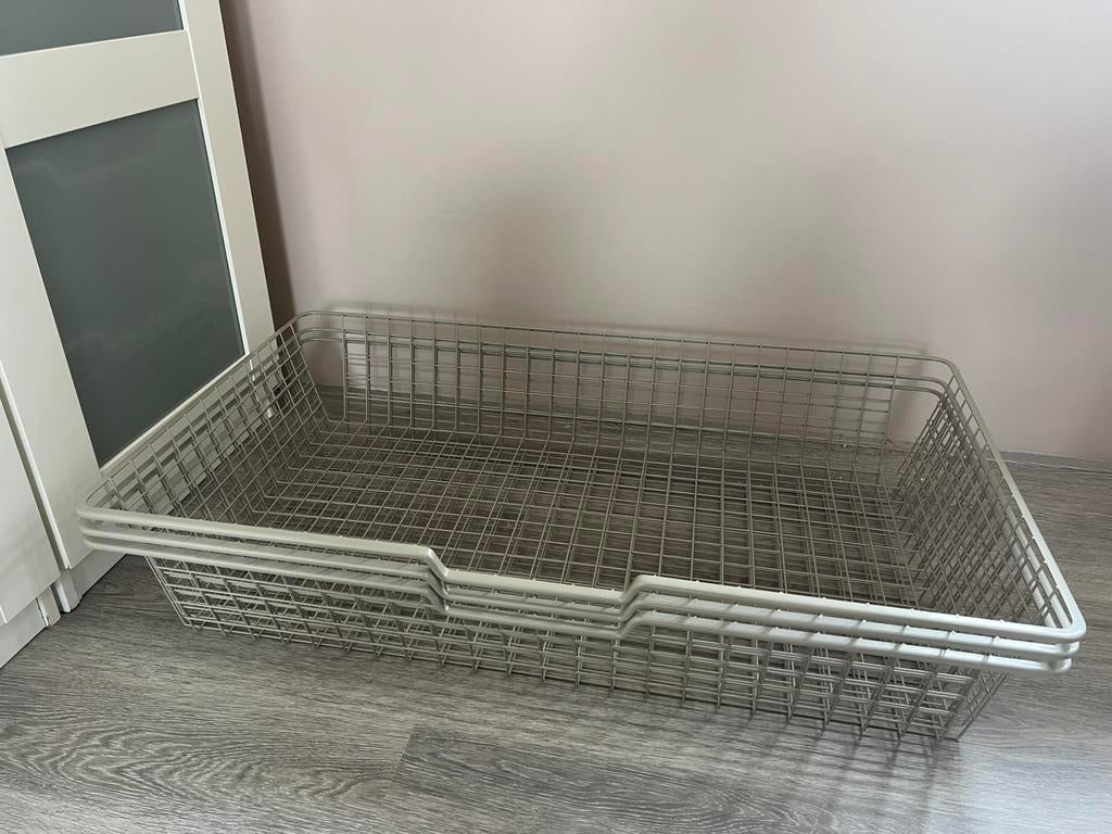 Drie beige pax manden, Ophalen, 50 tot 100 cm, Zo goed als nieuw, Minder dan 100 cm