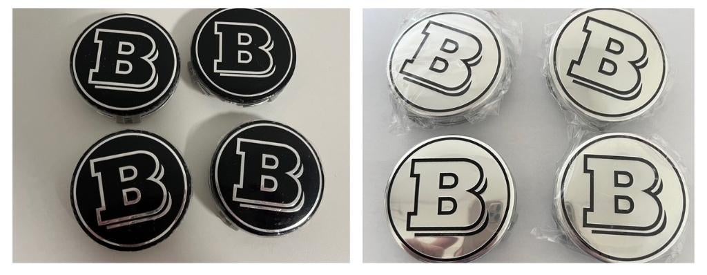 BRABUS Mercedes Benz wiel naafdoppen naafkap wieldop  75mm, Auto diversen, Wieldoppen, Nieuw, Ophalen of Verzenden