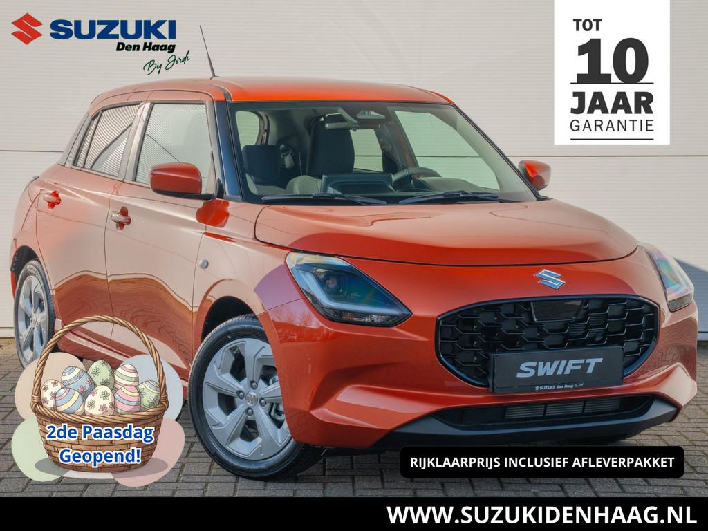 Suzuki Swift 1.2 Select Smart Hybrid |Stopelverwarming voor|, Auto's, Suzuki, Voorwielaandrijving, 12 maanden, Stof, Zwart