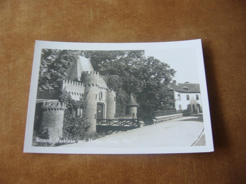 SITTARD  =  PARKLAAN MET HUIZE CASSA MIA, Ophalen of Verzenden, 1940 tot 1960, Ongelopen, Limburg