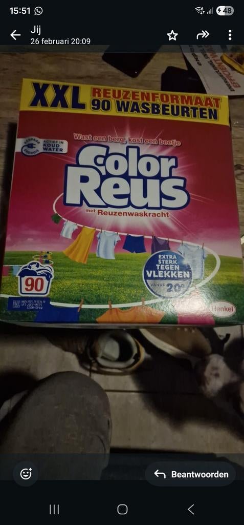 Dichte Nieuwe waspoeder te koop, Ophalen of Verzenden