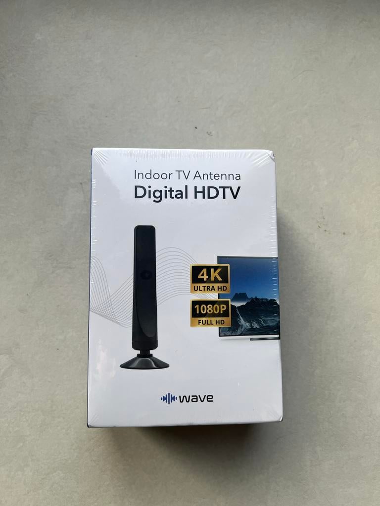 Wave Indoor TV Antenne Digitale HDTV 4K/1080P, Ophalen, Nieuw