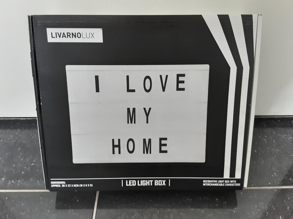 LED Lichtbox kinderkamer tienerkamer spiksplinternieuw!!!, Ophalen of Verzenden, Nieuw, Lamp