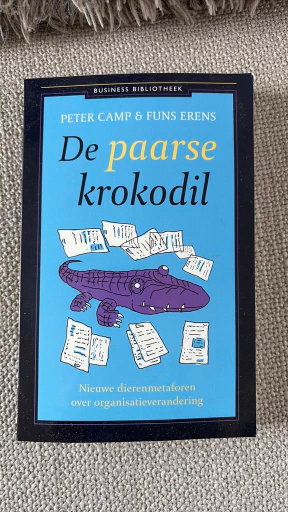 Peter Camp - De paarse krokodil, Ophalen of Verzenden, Peter Camp, Management, Zo goed als nieuw