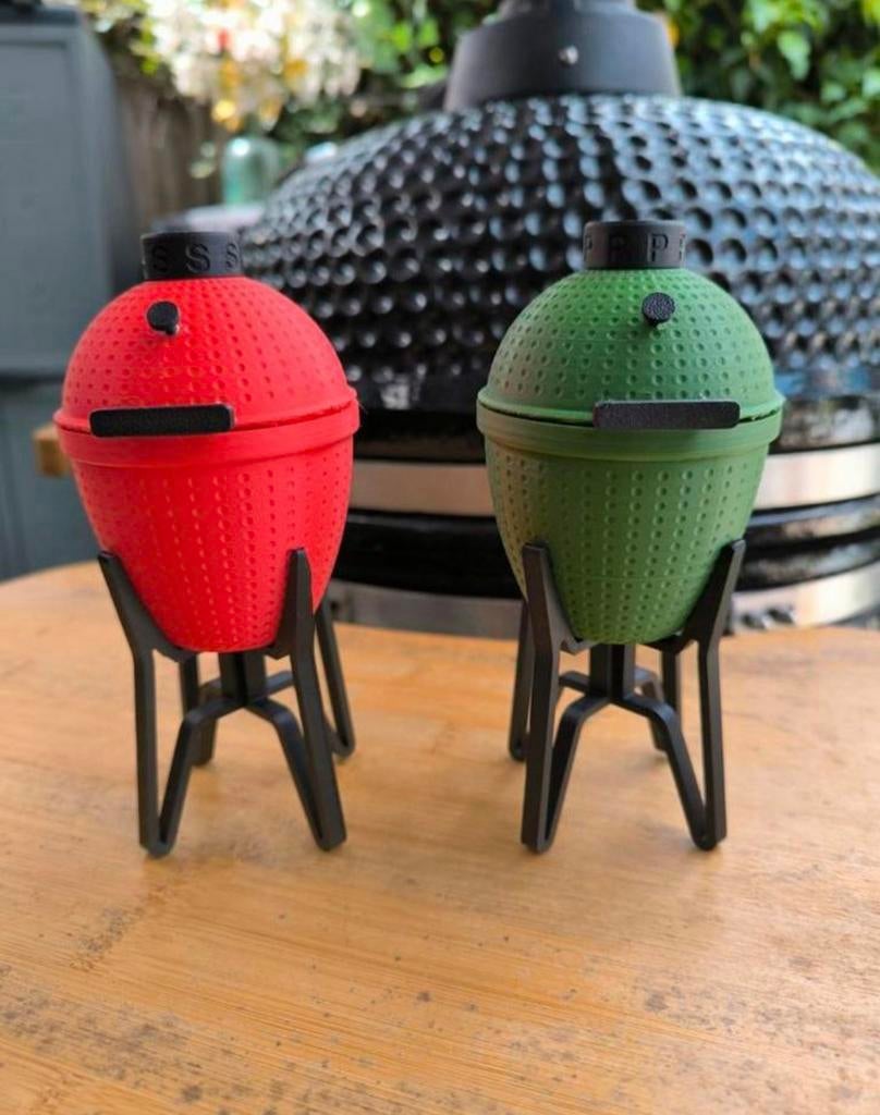 Gekleurd !! Bbq kamado barbeque peper & zoutstel, Tuin en Terras, Houtskoolbarbecues, Ophalen of Verzenden, Nieuw