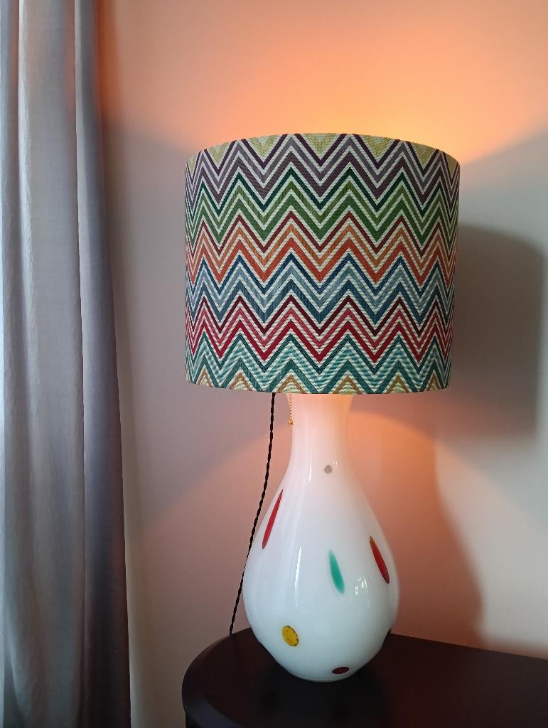 Lamp Dino Martens voor Aureliano Toso inclusief Lampenkap, Huis en Inrichting, Lampen | Lampenkappen, Zo goed als nieuw, 50 cm of meer