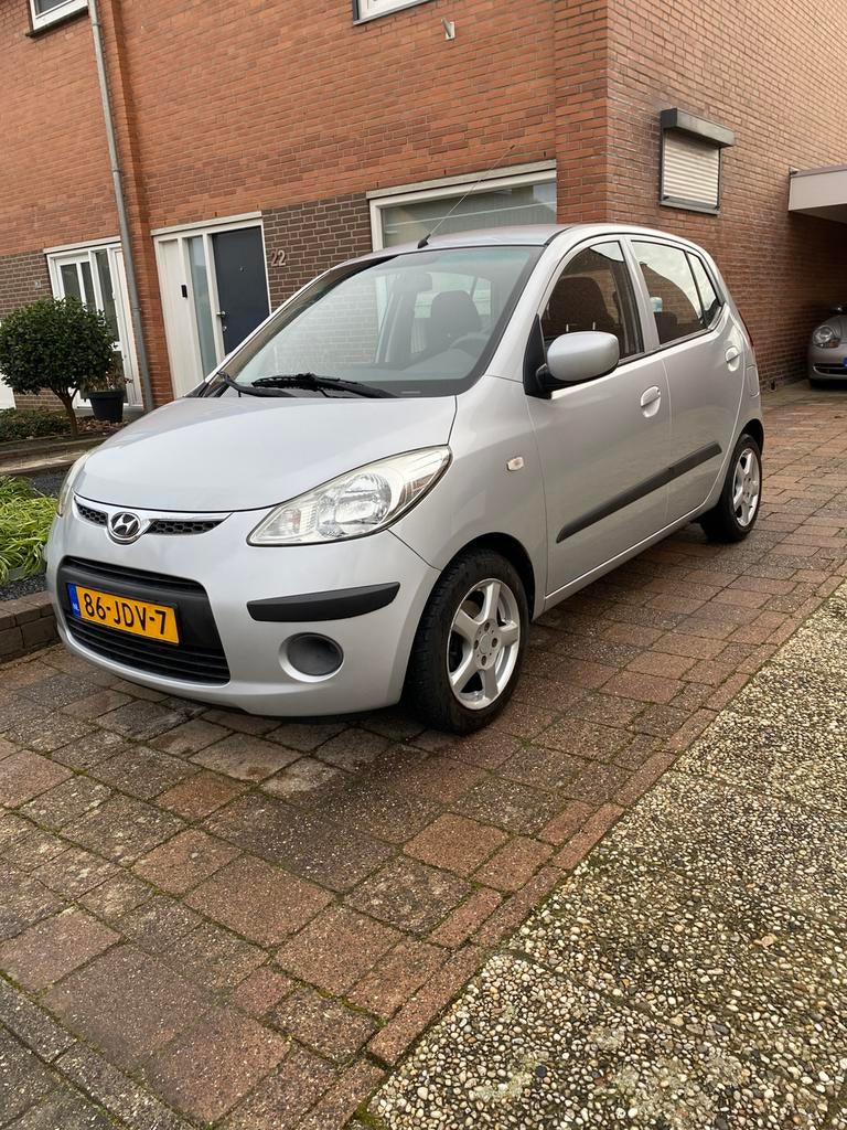 Hyundai i10 1.2 airco igst 2009, Auto's, Voorwielaandrijving, Stof, 4 cilinders, Grijs