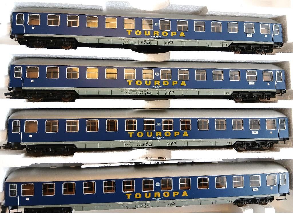 Lima Set Touropa Rijtuigen 4x H0 als nieuw!!, Gelijkstroom, Wagon, Ophalen of Verzenden, Zo goed als nieuw