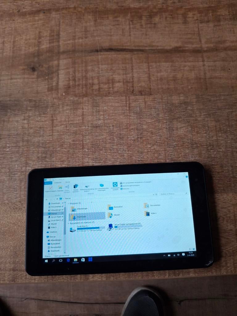 GP-electronic Windows tablet, Ophalen
