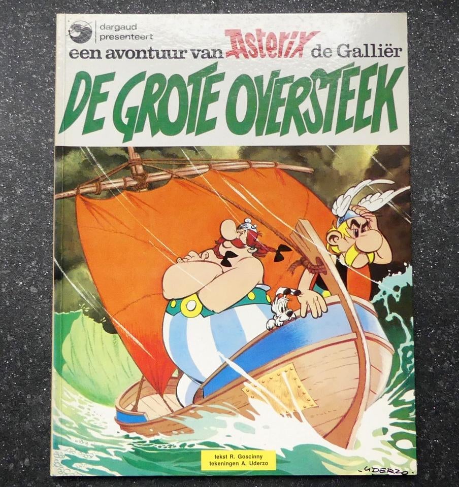Asterix De grote oversteek - Albert Uderzo en René Goscinny, Boeken, Gelezen, Eén stripboek, Ophalen of Verzenden, Goscinny & Uderzo