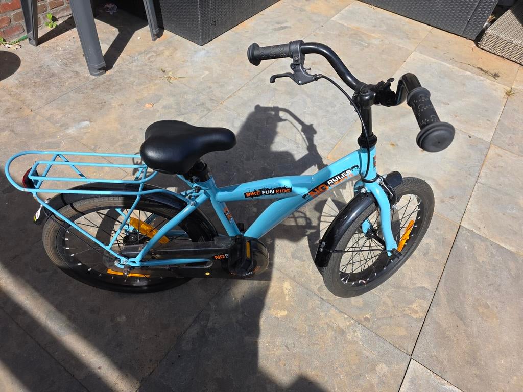 Bike Fun No Rules Blauw 16 inch Jongensfiets, Bike Fun, Ophalen of Verzenden, 16 inch, Handrem