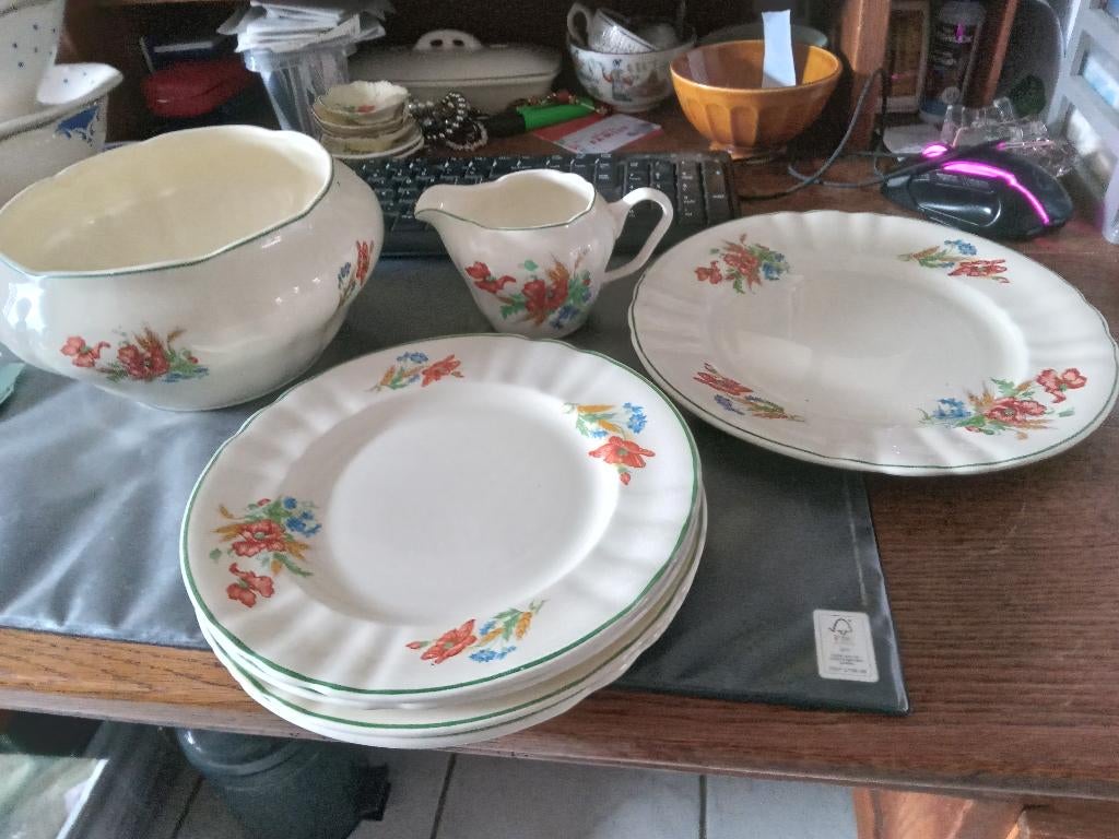 societe ceramique serie klaproos, Ophalen of Verzenden