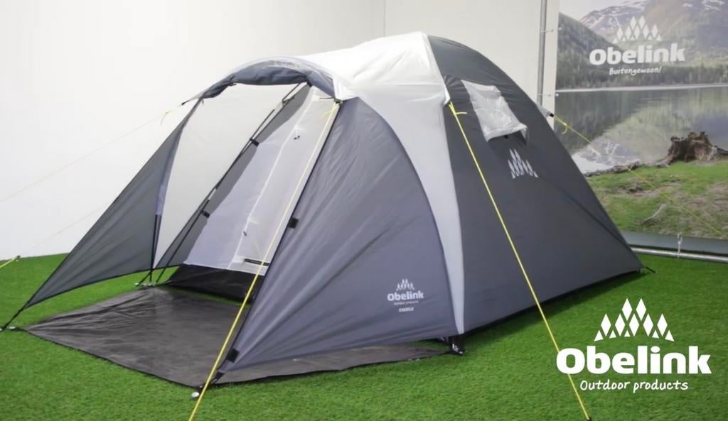 Obelink Calypso 2-persoons koepeltent - Nieuw in doos, Caravans en Kamperen, Tenten, Ophalen of Verzenden, Nieuw, Tot en met 2