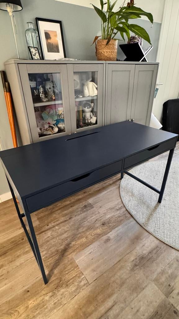 IKEA Alex bureau donkerblauw, Ophalen, Gebruikt