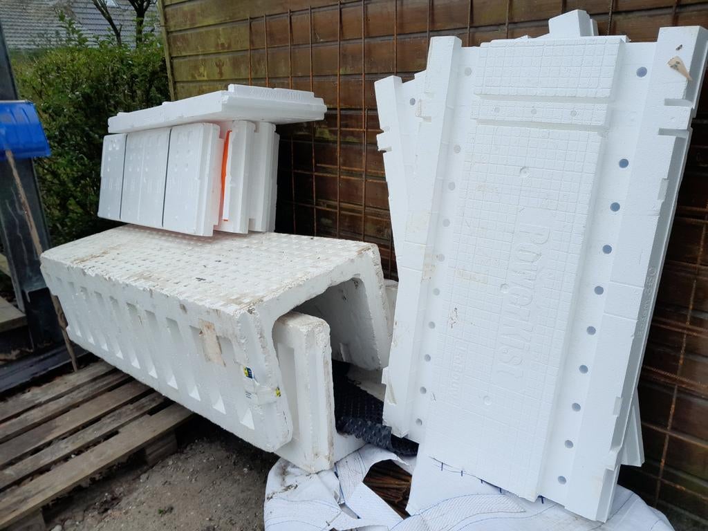 Fundering kist 350 x 400, Ophalen, Piepschuim (Tempex), Minder dan 4 cm, 15 m² of meer