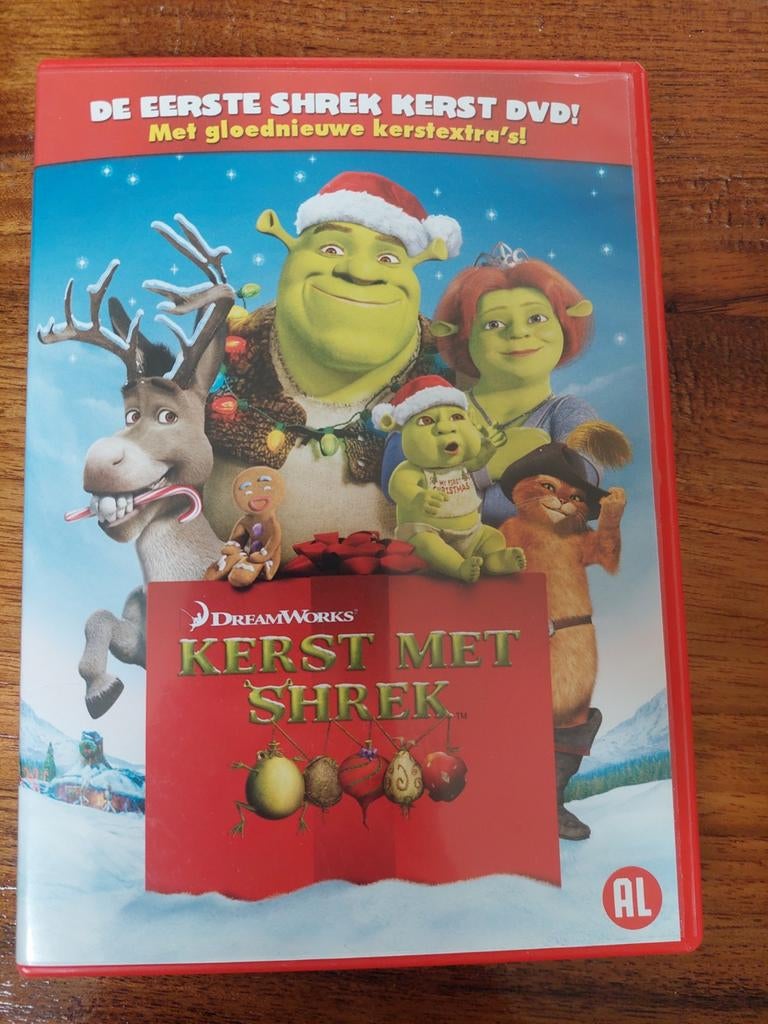 Shrek Kerst met Shrek DVD, Gebruikt, Alle leeftijden, Ophalen of Verzenden, Dieren