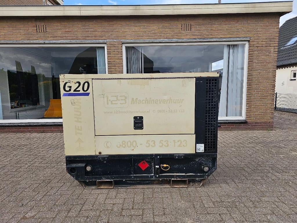 Doosan 20 kva generator 2016 aggregaat (bj 2016)