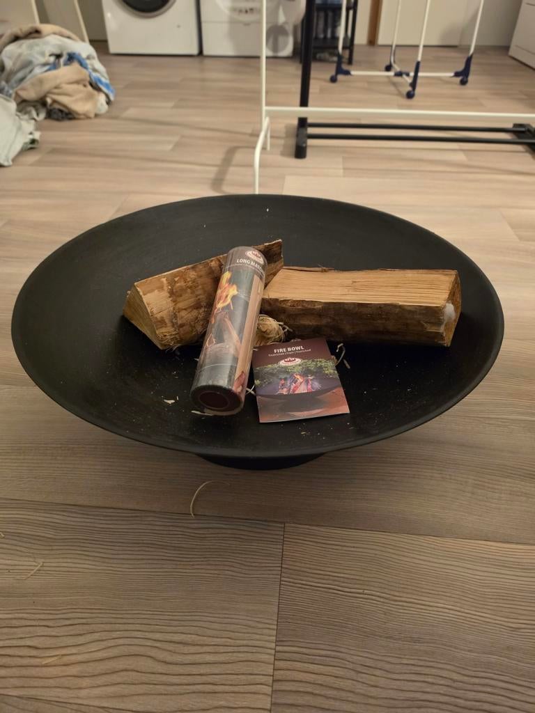 Fancy Flames Vuurschaal Zwart Gietijzer, Ophalen