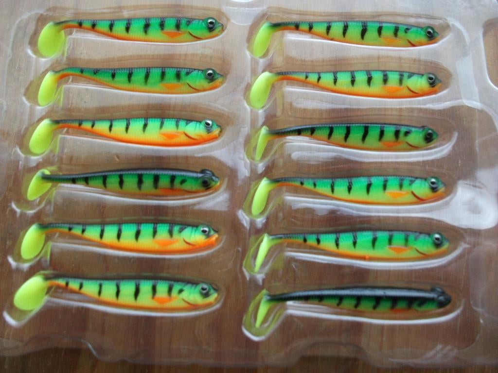 6 stuks DAM Effzett Shadster Slim Shad / kunstaas shads, Ophalen of Verzenden, Nieuw, Overige typen