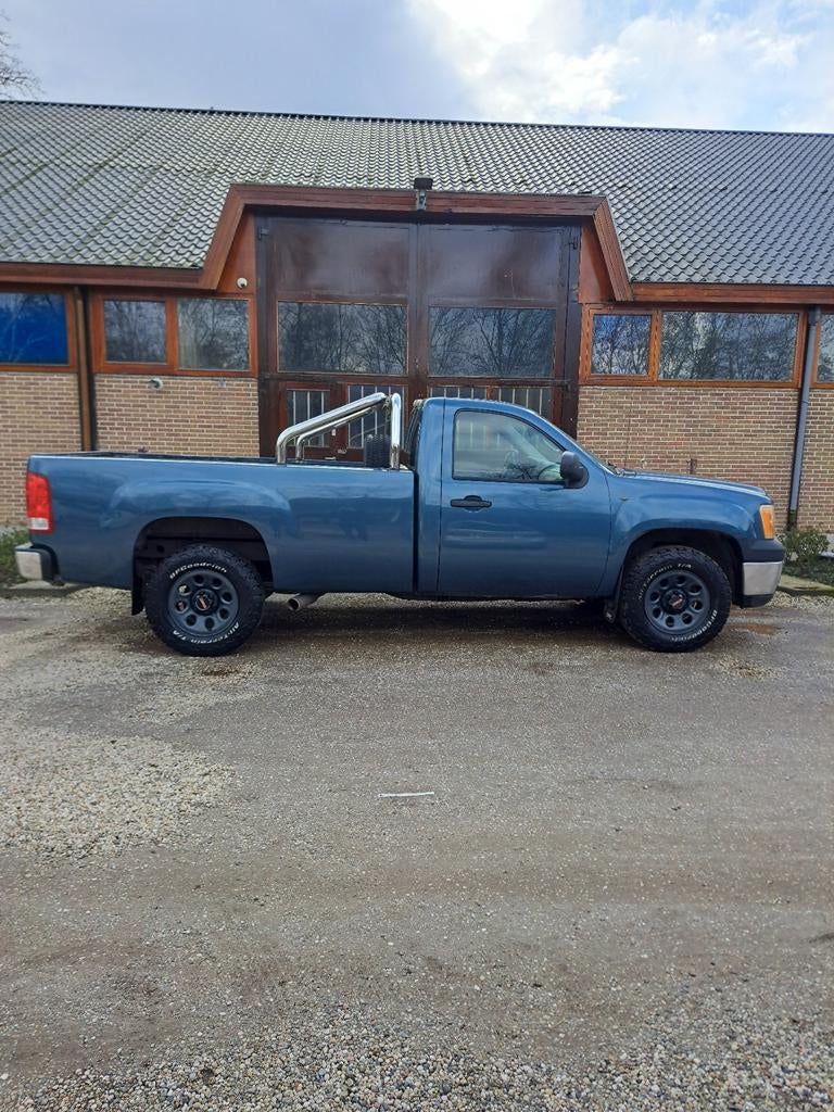 GMC Sierra 2007 4x4 Pick up single cab EX BTW LPG Chevrolet, Automaat, Stof, Blauw, Bedrijf