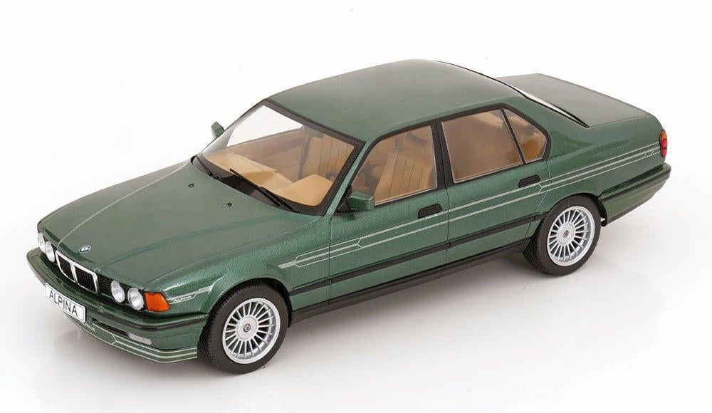 BMW 7-Serie (E32) Alpina B11 3.5 1992 Dark Green Metallic 1-, Hobby en Vrije tijd, Modelauto's | 1:18, Overige merken, Tschuiten@hotmail.com