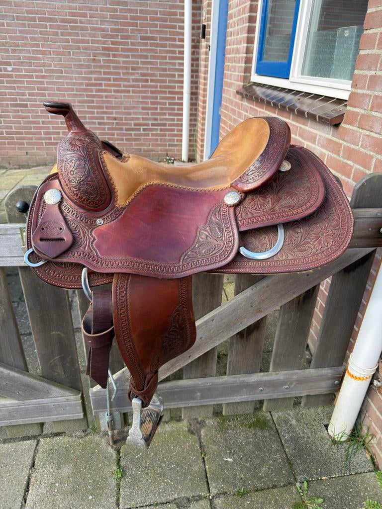 Westernzadel, Dieren en Toebehoren, Paarden en Pony's | Zadels, Ophalen, Western