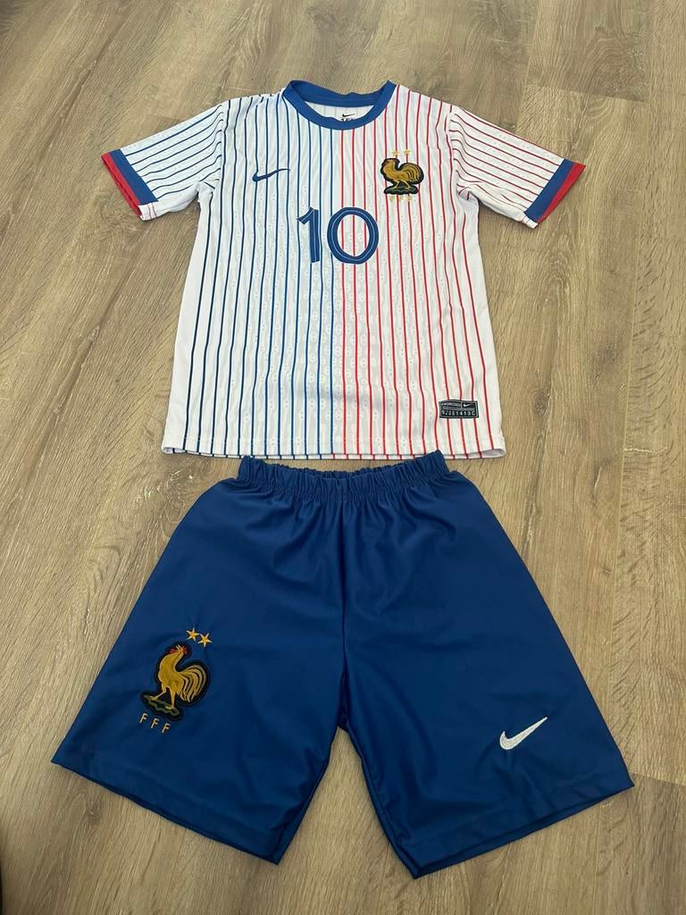 Frankrijk voetbal tenue, Maat XS of kleiner, Ophalen of Verzenden, Zo goed als nieuw, Set