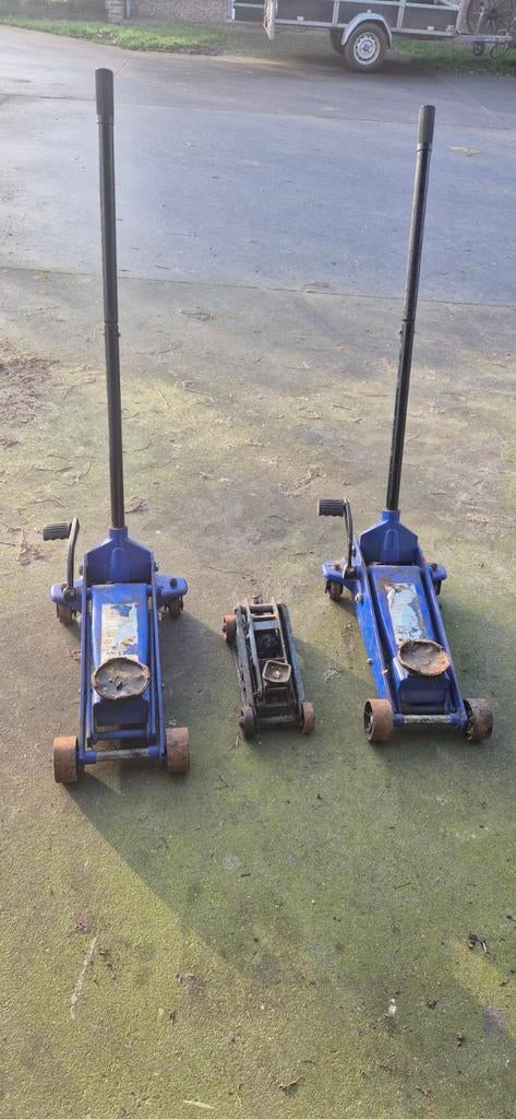 3 garagekrikken defect, Auto diversen, Ophalen, Hydraulisch, Garagekrik