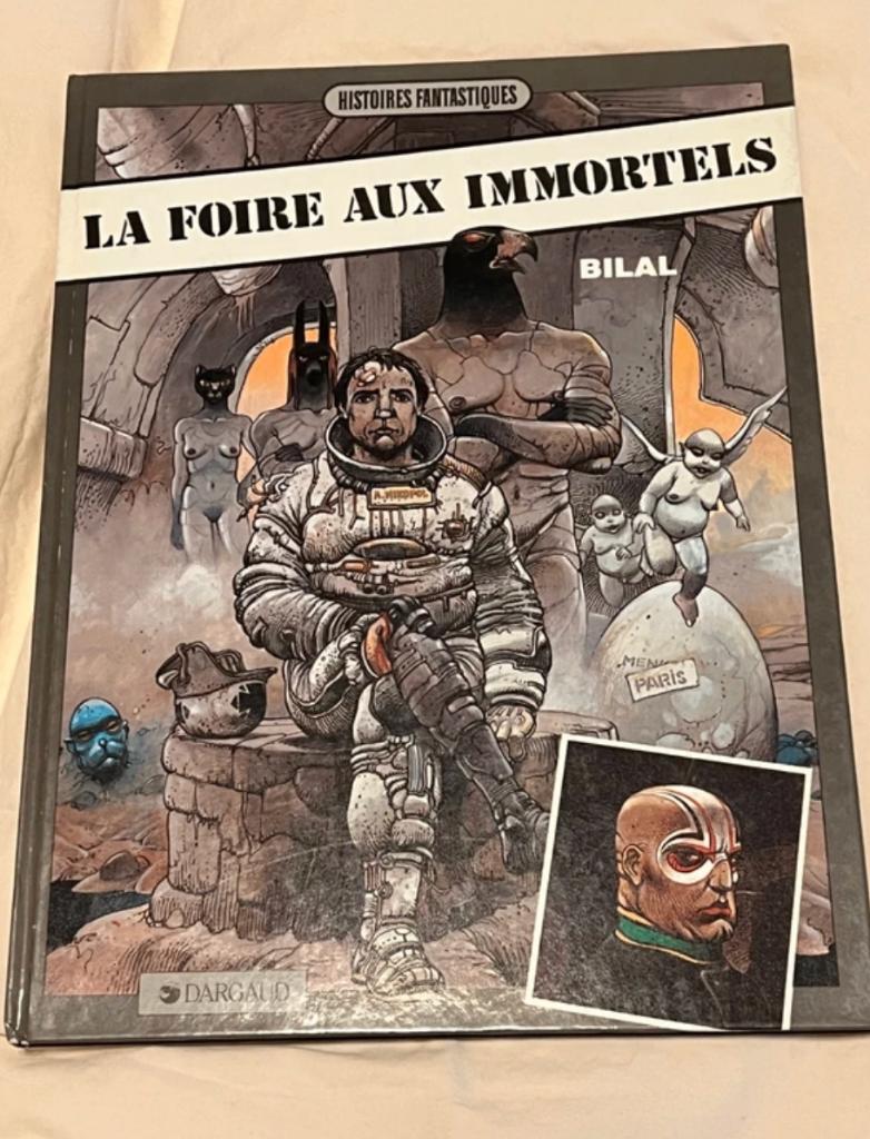 BD La foire aux immortels Bilal, Enki, Boeken, Stripboeken, Eén stripboek, Verzenden, Gelezen