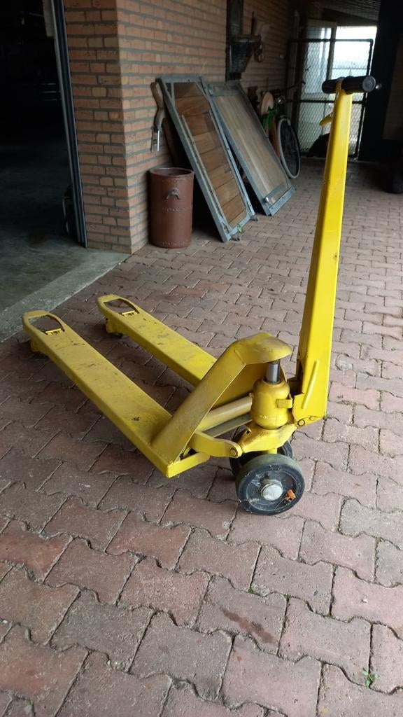 Pallet pompwagwn, 100 liter of meer, Ophalen, Transportkar