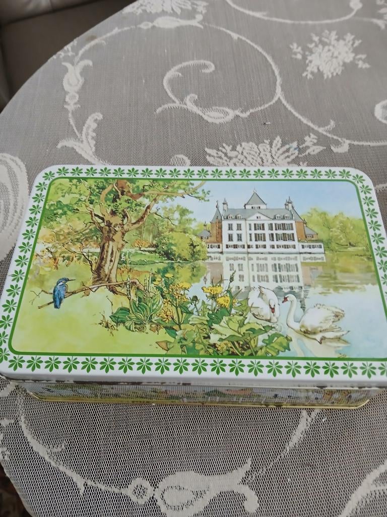 Vintage Verkade koektrommel, Ophalen of Verzenden, Zo goed als nieuw, Koek(jes), Verkade