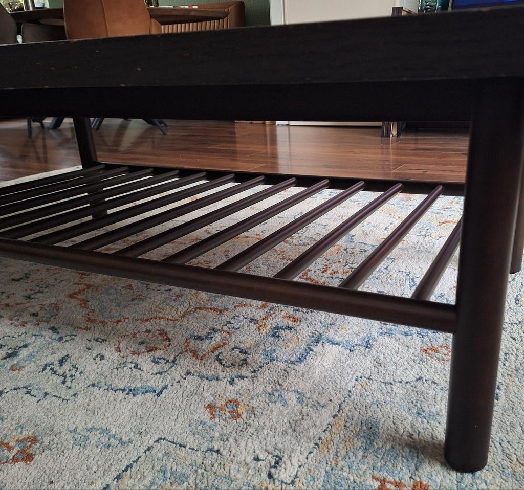 IKEA Listerby salontafel – beukenfineer - donkerbruin, Huis en Inrichting, Tafels | Salontafels, Ophalen, 100 tot 150 cm, 50 tot 100 cm