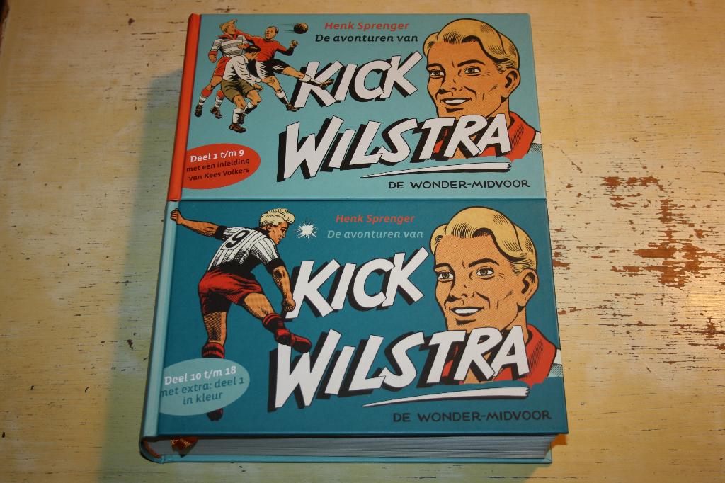2x De avonturen van Kick Wilstra Henk Sprenger gesigneerd, Boeken, Complete serie of reeks, Ophalen of Verzenden, Zo goed als nieuw
