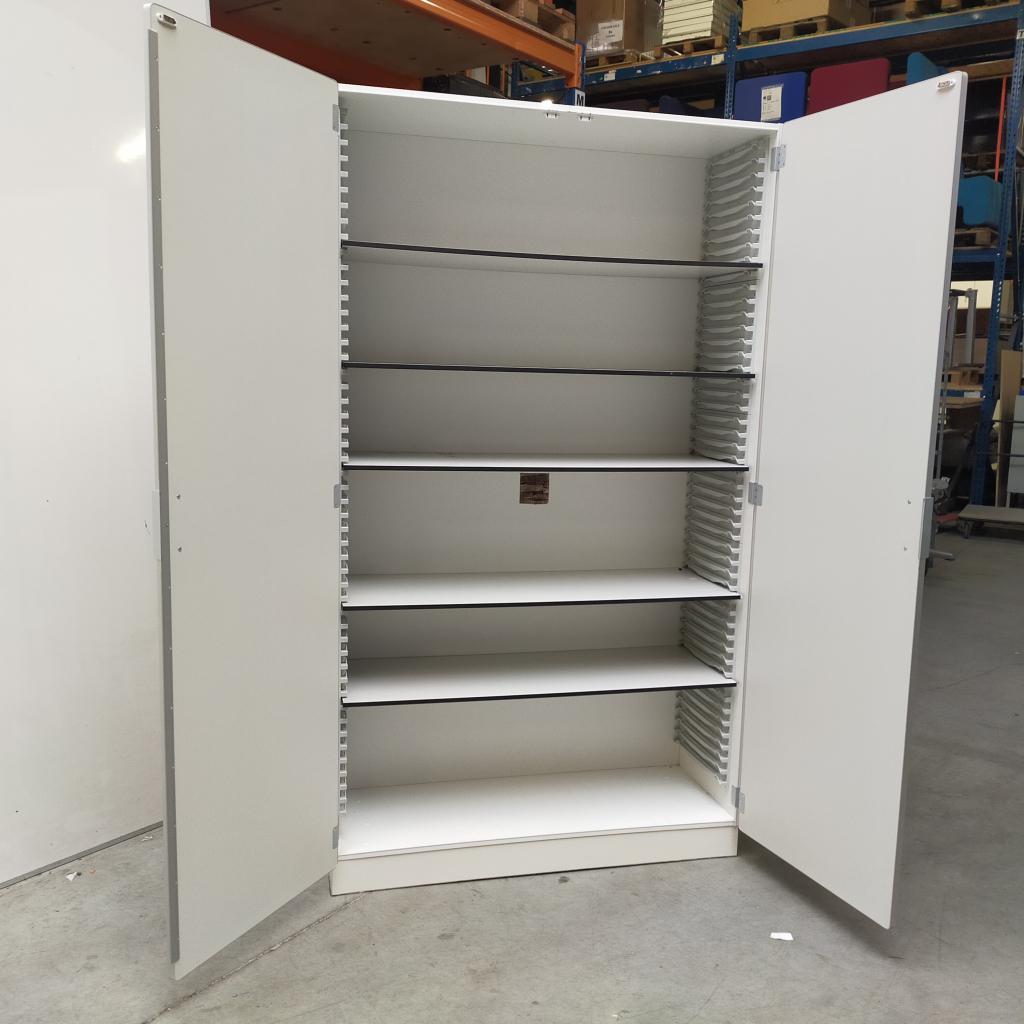 Grote zware medimath apothekerskast - 212x120x46 cm, Niet ingevuld, Gebruikt, Niet ingevuld, Niet ingevuld