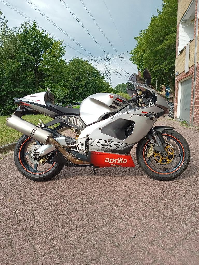 Aprilia RSV Mille 2002, 2 cilinders, Sportuitlaat, Motorrijbewijs A, Super Sport