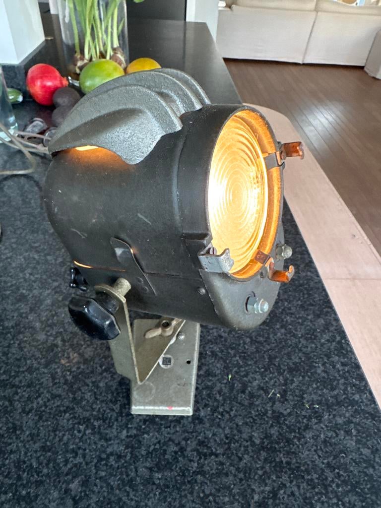 Vintage Industriële Theaterlamp - LITA Theaterspot Jaren '50, Ophalen of Verzenden