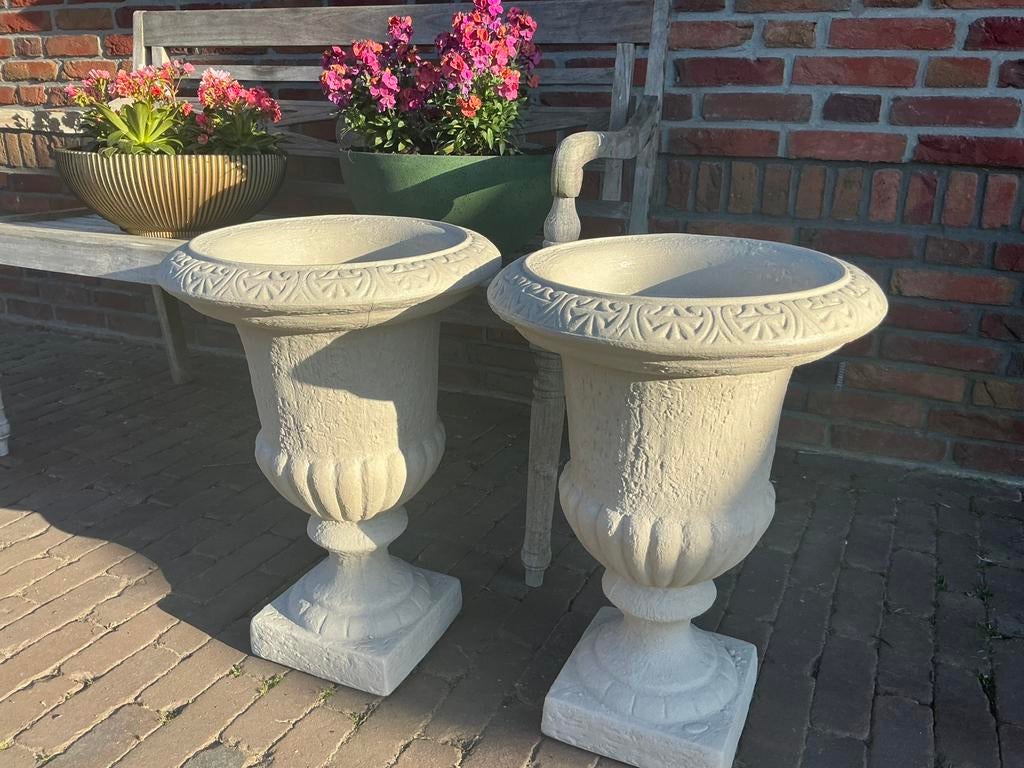 NIEUW Franse vazen bloempotten van kunststof, Tuin en Terras, Tuinvazen, Ophalen of Verzenden, Nieuw