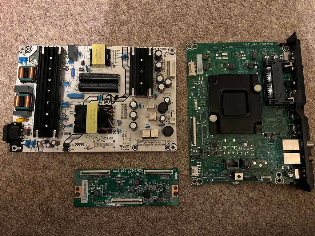 Hisense 65A6K TV moederbord + voeding + TCon, Ophalen of Verzenden, Gebruikt