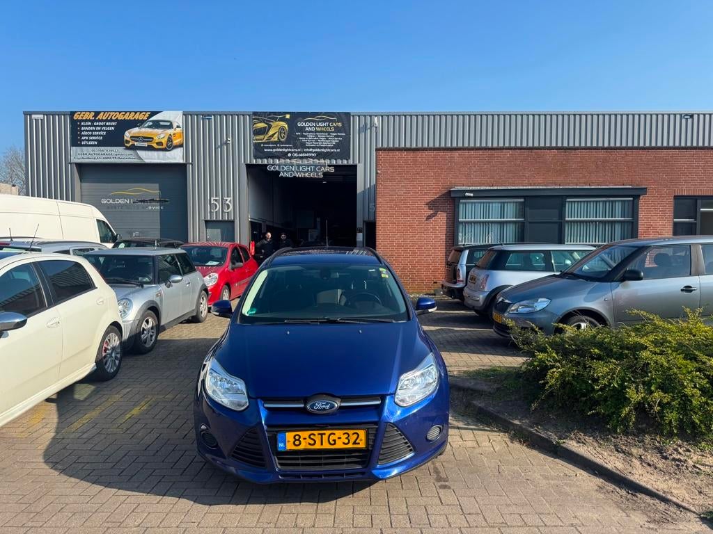 Ford Focus Wagon 1.0 EcoBoost Edition Motor Revisie Nieuwe A, Euro 5, Gebruikt, Blauw, Origineel Nederlands