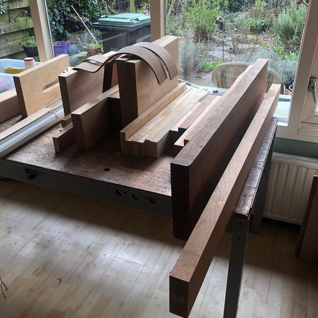 Gitaar bouwers opgelet! Hout, mallen, etc., Ophalen, Zo goed als nieuw